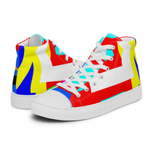 Load image into Gallery viewer, Men’s high top canvas shoes- SQ12-V1 - SMOKE