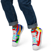 Load image into Gallery viewer, Men’s high top canvas shoes- SQ12-V1 - SMOKE