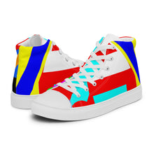 Load image into Gallery viewer, Men’s high top canvas shoes- SQ13-S1 - POD