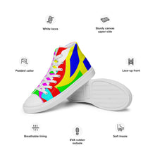 Load image into Gallery viewer, Men’s high top canvas shoes- SQ15-S1