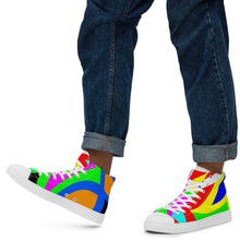 Load image into Gallery viewer, Men’s high top canvas shoes- SQ15-S1