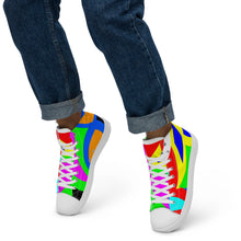 Load image into Gallery viewer, Men’s high top canvas shoes- SQ15-S1