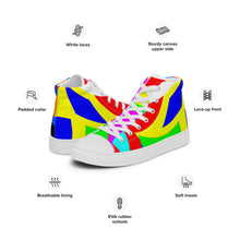 Load image into Gallery viewer, Men’s high top canvas shoes- SQ15-S1