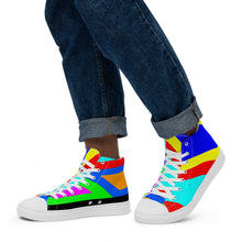 Load image into Gallery viewer, Men’s high top canvas shoes- SQ16-S1