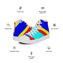 Load image into Gallery viewer, Men’s high top canvas shoes- SQ16-S1