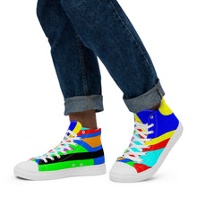 Load image into Gallery viewer, Men’s high top canvas shoes- SQ16-V1