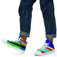 Load image into Gallery viewer, Men’s high top canvas shoes- SQ16-V1
