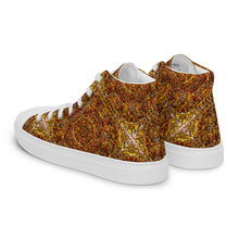 Load image into Gallery viewer, Men’s high top canvas shoes - GOLDS