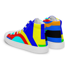 Load image into Gallery viewer, Men’s high top canvas shoes SQA4-V1 - EYE