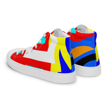 Load image into Gallery viewer, Men’s high top canvas shoes- SQ12-S1 - SMOKE