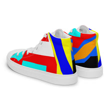 Load image into Gallery viewer, Men’s high top canvas shoes- SQ13-S1 - POD