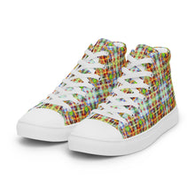 Load image into Gallery viewer, Men’s high top canvas shoes - CITY LIGHTS
