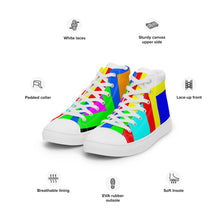 Load image into Gallery viewer, Men’s high top canvas shoes - SQA1-V1 - NXTOUS