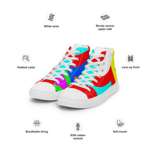Load image into Gallery viewer, Men’s high top canvas shoes - SQA2-S1 - METEOR