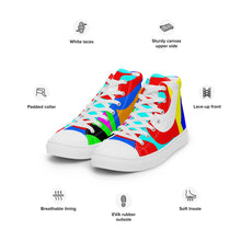 Load image into Gallery viewer, Men’s high top canvas shoes - SQA2-V1 - METEOR
