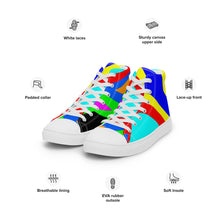 Load image into Gallery viewer, Men’s high top canvas shoes SQA4-S1 - EYE