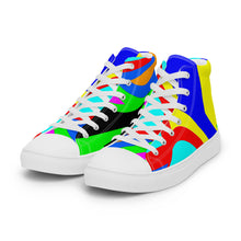 Load image into Gallery viewer, Men’s high top canvas shoes SQA4-V1 - EYE