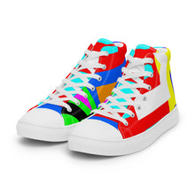 Load image into Gallery viewer, Men’s high top canvas shoes- SQ12-V1 - SMOKE