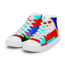 Load image into Gallery viewer, Men’s high top canvas shoes- SQ13-S1 - POD