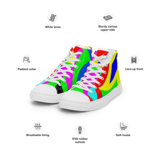 Load image into Gallery viewer, Men’s high top canvas shoes- SQ15-S1