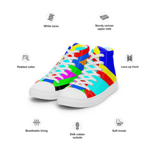 Load image into Gallery viewer, Men’s high top canvas shoes- SQ16-S1