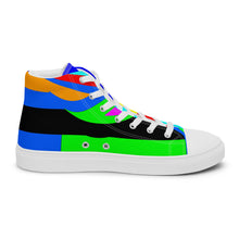 Load image into Gallery viewer, Men’s high top canvas shoes SQA4-V1 - EYE