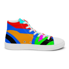Load image into Gallery viewer, Men’s high top canvas shoes- SQ12-V1 - SMOKE