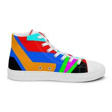 Load image into Gallery viewer, Men’s high top canvas shoes- SQ14-S1 - FLAMES