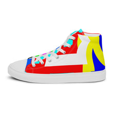 Load image into Gallery viewer, Men’s high top canvas shoes- SQ12-V1 - SMOKE