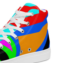 Load image into Gallery viewer, Men’s high top canvas shoes- SQ12-V1 - SMOKE