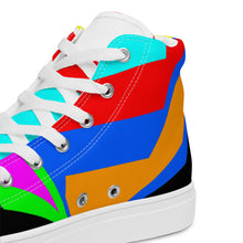 Load image into Gallery viewer, Men’s high top canvas shoes- SQ13-S1 - POD