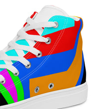 Load image into Gallery viewer, Men’s high top canvas shoes- SQ14-S1 - FLAMES