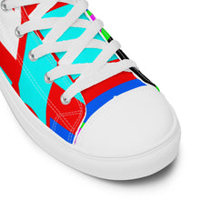 Load image into Gallery viewer, Men’s high top canvas shoes- SQ13-V1 - POD