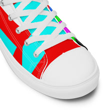 Load image into Gallery viewer, Men’s high top canvas shoes- SQ14-S1 - FLAMES