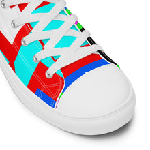 Load image into Gallery viewer, Men’s high top canvas shoes- SQ14-V1 - FLAMES