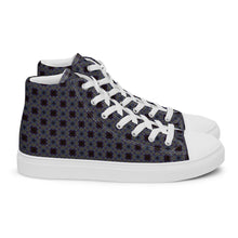 Load image into Gallery viewer, Men’s high top canvas shoes - CHOCOLATE BLUEBERRIES