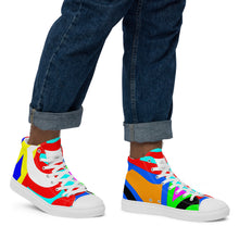 Load image into Gallery viewer, Men’s high top canvas shoes - SQA2-V1 - METEOR