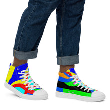 Load image into Gallery viewer, Men’s high top canvas shoes - SQS3-V1 - SHIP