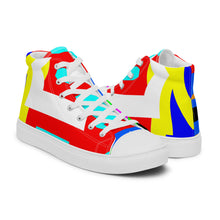 Load image into Gallery viewer, Men’s high top canvas shoes- SQ12-V1 - SMOKE
