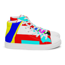 Load image into Gallery viewer, Men’s high top canvas shoes- SQ13-S1 - POD