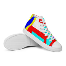 Load image into Gallery viewer, Men’s high top canvas shoes- SQ14-S1 - FLAMES