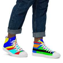 Load image into Gallery viewer, Men’s high top canvas shoes- SQ16-V1