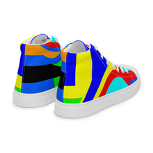 Load image into Gallery viewer, Men’s high top canvas shoes SQA4-V1 - EYE