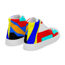 Load image into Gallery viewer, Men’s high top canvas shoes- SQ13-S1 - POD