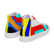 Load image into Gallery viewer, Men’s high top canvas shoes- SQ14-S1 - FLAMES