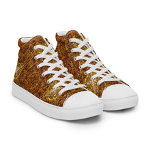 Load image into Gallery viewer, Men’s high top canvas shoes - GOLDS