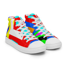 Load image into Gallery viewer, Men’s high top canvas shoes- SQ12-S1 - SMOKE