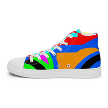 Load image into Gallery viewer, Men’s high top canvas shoes- SQ12-V1 - SMOKE