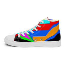 Load image into Gallery viewer, Men’s high top canvas shoes- SQ13-S1 - POD