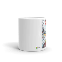 Load image into Gallery viewer, White glossy mug - DANCE OF FEATHERS